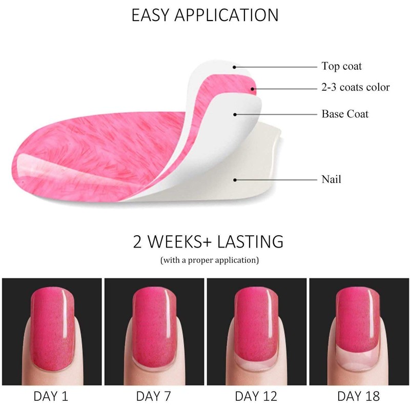 Vishine 1327 Semi-Permanent Soak Off Gel Nail Polish UV LED
