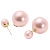 DOLCE LUCCI Double Pearl Earrings, Large, For Women, Valentine’s Day