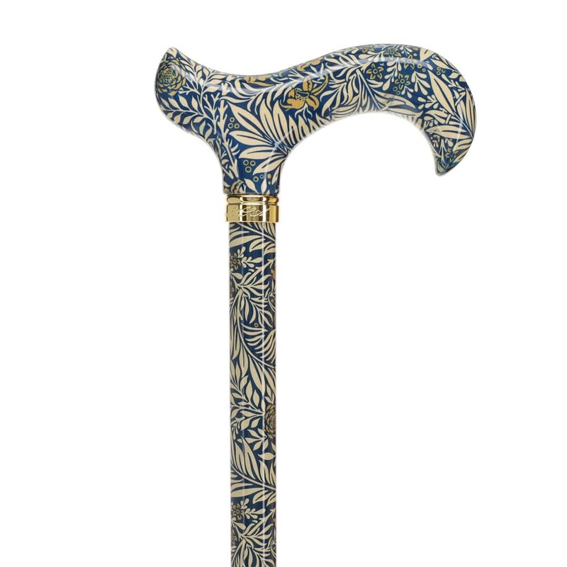 Golden Petals Designer Derby Adjustable Walking Cane – Stylish Adjustable