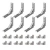 BLCCLOY 8Pcs 2020 Aluminum Extrusion Panel Corner Bracket T Slot
