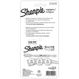 SHARPIE® Accent Pocket Highlighters, Chisel Tip, Assorted Barrels, Assorted Mild Pastel Ink, Pack Of 6 Highlighters