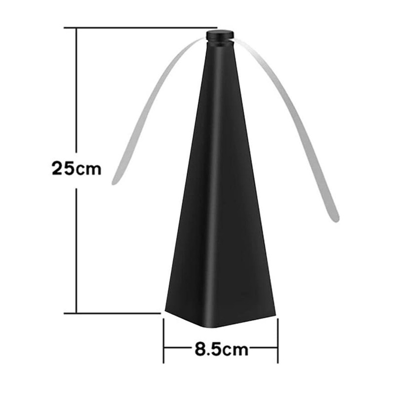 Black Fly Repeller Fan Reflected Hologram Point Practical Stable Modern
