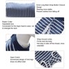 Dog Recovery Suit Stretchy Breathable Adjustable Collar Stripe Pet Post