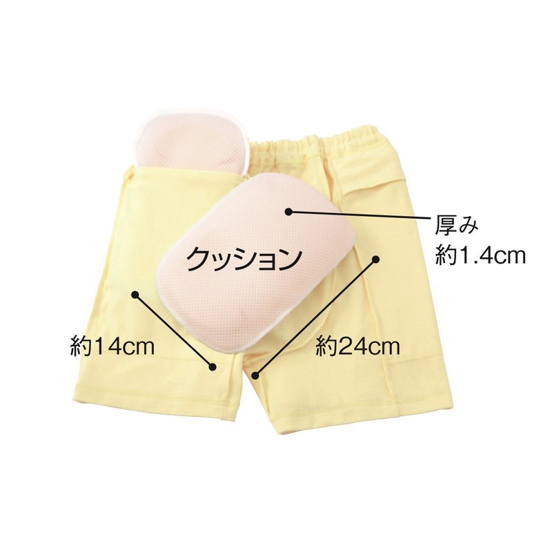 Angel La Cushion Pants Women's Cream M [Shock Absorbing Pants