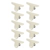 10Pcs Hinge Clips Large Metal Hinge Binder Clips for Paper