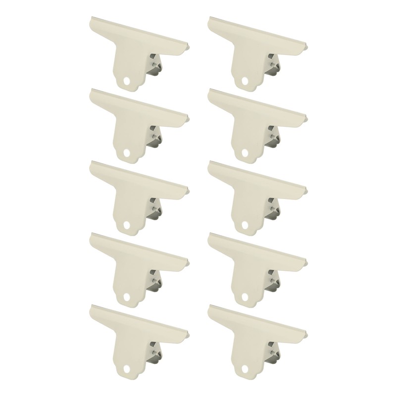 10Pcs Hinge Clips Large Metal Hinge Binder Clips for Paper