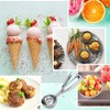 Ice Cream Scoops with Easy Trigger Stainless Steel Cookie Scoops