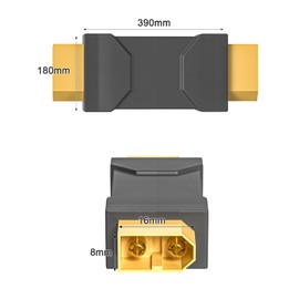 Goupchn XT60 Male to Male Connector Adapter XT60 Wireless Connector Converter 2PCS for RC FPV Car Plane Drone LiPo Battery