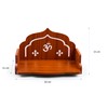 New Wooden Temple Wall Mounted Hanging Table top Pooja Mandir