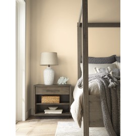 KILZ TRIBUTE Paint & Primer, Interior, Semi-Gloss, Golden Feather, 1 Gallon