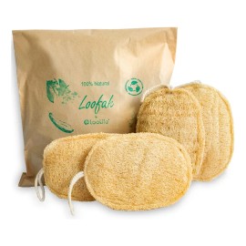 Esponja Exfoliante 100% Natural De Lufa Esponja De Lufa