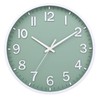 Moiubik Wall Clock 10 Inch Silent Quartz Non Ticking Modern