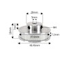 Euroharry GT2 60 Teeth 5 mm Bore Timing Belt Pulley