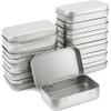 SECALIFE 12 Pack Metal Storage Tin Box with Lid, Rectangular