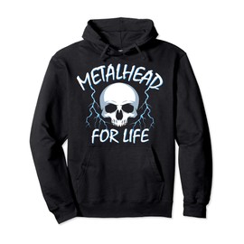 MetalHead For Life Heavy Metal Hoodie Men Women