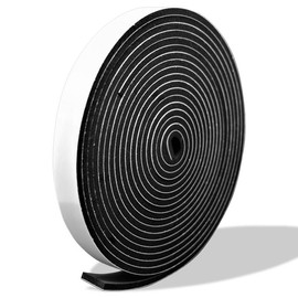 Made in Japan Plump Original Gap Seal Tape Black Thickness 2 mm × Width 10 mm × Length 2 m 4M per roll (1 roll contains 2 pieces) Cushion Tape Rubber Sponge Waterproof Soundproof Gap Window Entrance