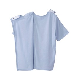 Women’s Open-Back Adaptive No-Peek Graphic-Tee - Mariposa MED