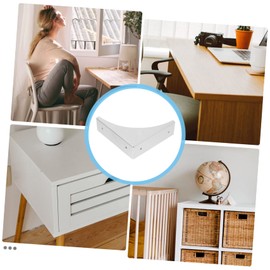 Artibetter Pack of 4 L-shaped metal corner protectors for furniture, corner protectors for furniture, corner protection, furniture, bronze, child