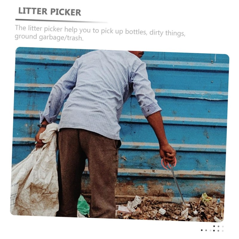 Healeved High Durability Trash Grabber for Litter up Flat Tool