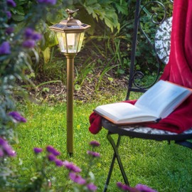 Esotec Solar Lamp Tivoli, height 68 CM, Copper, light colour: warm white, 102062