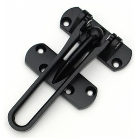 Safety Latch Lock Device, Door Bolt, Barrel Bolt (Black) DP76685 2ea