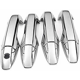 Haneex Car ABS Chrome Side Exterior Door Handle Cover Trim Fit for 2007-2011 Honda CR-V
