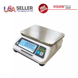 VisionTechShop DSW-100 Portion Scale, Single LCD Display, NTEP&NSF Certified - 02. Single-15LB