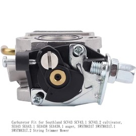 Drblawi Compatible with 300486 43cc Carburetor for Earthquake Auger E43 MC43 Tiller Parts Earthquake 43cc Viper Engine E43 E43CE Auger MC43 MC43E Cultivator Powermate Edger PEA438 PCV43 Engine