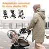 Hand Warmer Pram, OFFOF Pram Hand Warmer with Fleece Inside,