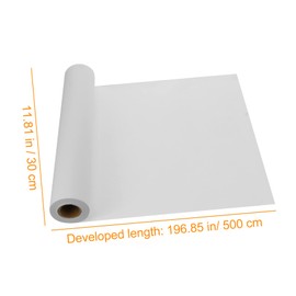 Operitacx 2 Rollen Zeichenpapier Staffelei Papier Pastell Whiteboardpapier Auskleidungspapier für Wände Bastelpapierrolle Malpapierrolle basteln bastelset Poster Papier Pinnwandpapier Weiß