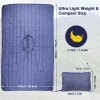 DUKUSEEK Outdoor Wearable Camping Blanket Large Packable Hood Quilt