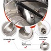 XTPTFABS 22mm X 1.5 Soot Sensor Repair Fitting(1PCS) for Diesel