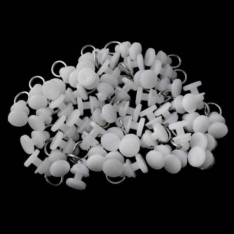 AXLIZER 50PCS Plastic Curtain Track Carrier Slide Roller Curtain Accessories