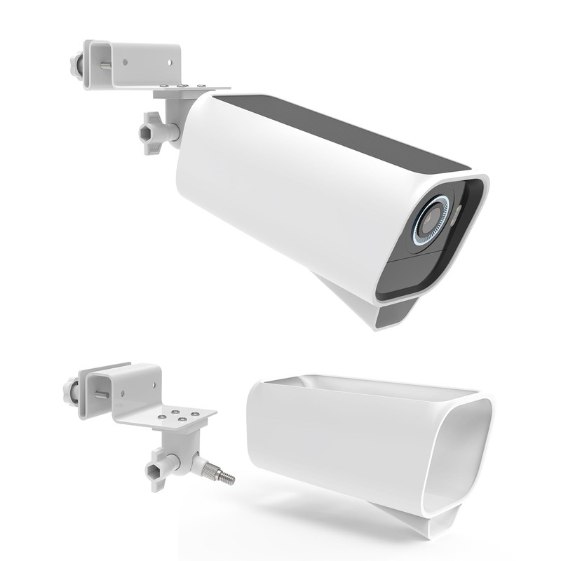 Gutter Mount Bracket +Silicone Cover Skin for Eufy Security eufycam