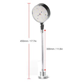 Magnetic Base Lamp, Magnetic Lamp Work Lamp with Magnetic Lamp Holder High Brightness Alloy Steel 360 Degrees Flexible LED Work, Desk Lamps
