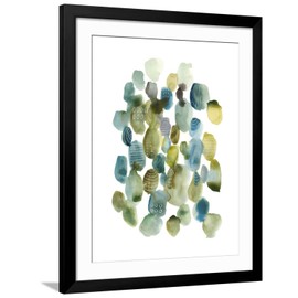 ART.COM Wall Premium Giclee Print Skip Hop II on Black Frame by Chariklia Zarris, 32" x 40"