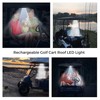 Universal Golf Cart Roof Stick On Anywhere One Touch LED