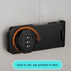 Mechanical Password Combination Rotary Hasp Latch Locks, Keyless Door Security