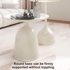 Round Coffee Table and End Table Sets for Living Room,