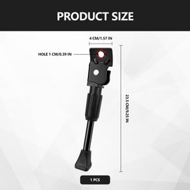 Bike Stand, 1 Pcs Side Kickstand for Kids Bike, Universal Mountain Bike Accessories for 14-18 Inch Mountain Bike/Road Bicycle/Adult Bike/Sports Bike, Easy to Install with Installation Tools