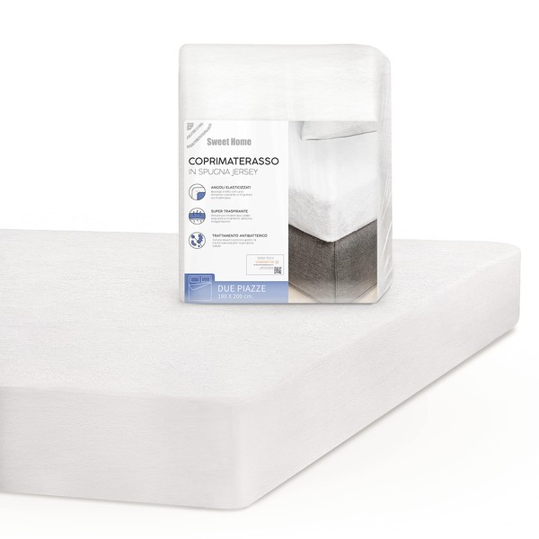 Sweet Home - Jersey and Cotton Mattress Cover 180 x