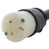 AC WORKS Industral Adapter L15-20P 3-Phase 20A 250V 4-Prong Plug