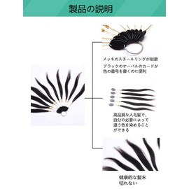 Feibin Wig Extensions, 100% Human Hair Color, Practice Hair Dye, For Hairdressers Wig, Mannequin Head, Beauty Salon (Brown)