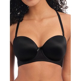 Freya Women's Deco UW Moulded Strapless Bra, Black, 38E