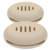 2 Piezas Estuche Portátil de Silicona Organizador Compacto y Resistente