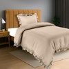 Utopia Bedding Ruffle Duvet Cover - Single Duvet Cover Set