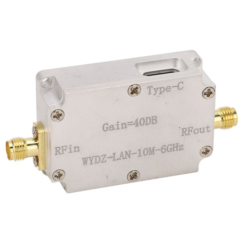Low Noise Amplifier 40DB Gain 10M To 6GHz Precise Transmission