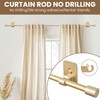 Curtain Rods No Drilling for Windows 28 to 36 Inch,