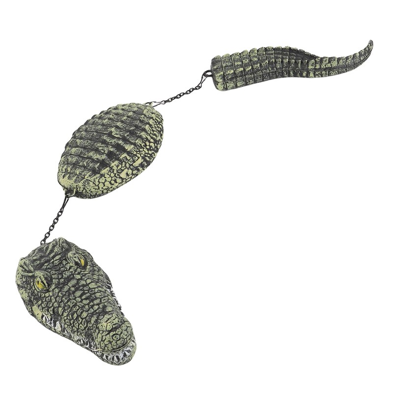 Floating Alligator Decoy, 3 Section Simulation Floating Crocodile, 32.9Inch Alligator