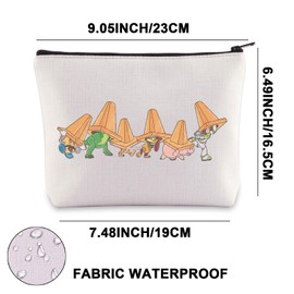 G2TUP Buzz and Woody Makeup Bag Cartoon Character Gifts Jessie and Slinky Gifts Cartoon Movie Zipper Bag (6Animal CA)